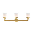 Innovations Lighting Small Canton 3 Light Bath Vanity Light Part Of The Franklin Restoration Collection 205-SG-G181S-LED