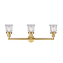 Innovations Lighting Small Canton 3 Light Bath Vanity Light Part Of The Franklin Restoration Collection 205-SG-G182S-LED