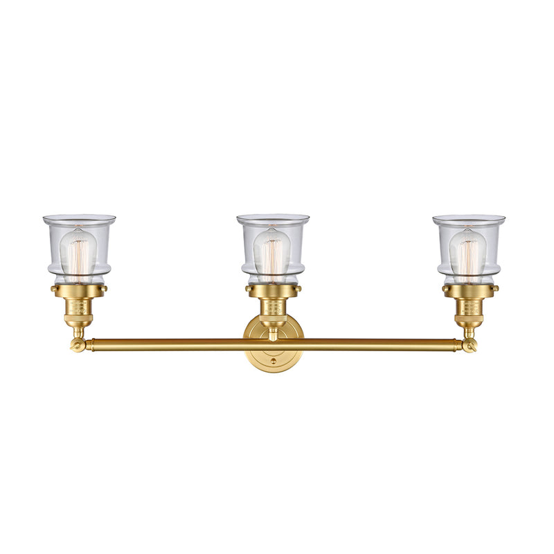 Innovations Lighting Small Canton 3 Light Bath Vanity Light Part Of The Franklin Restoration Collection 205-SG-G182S-LED