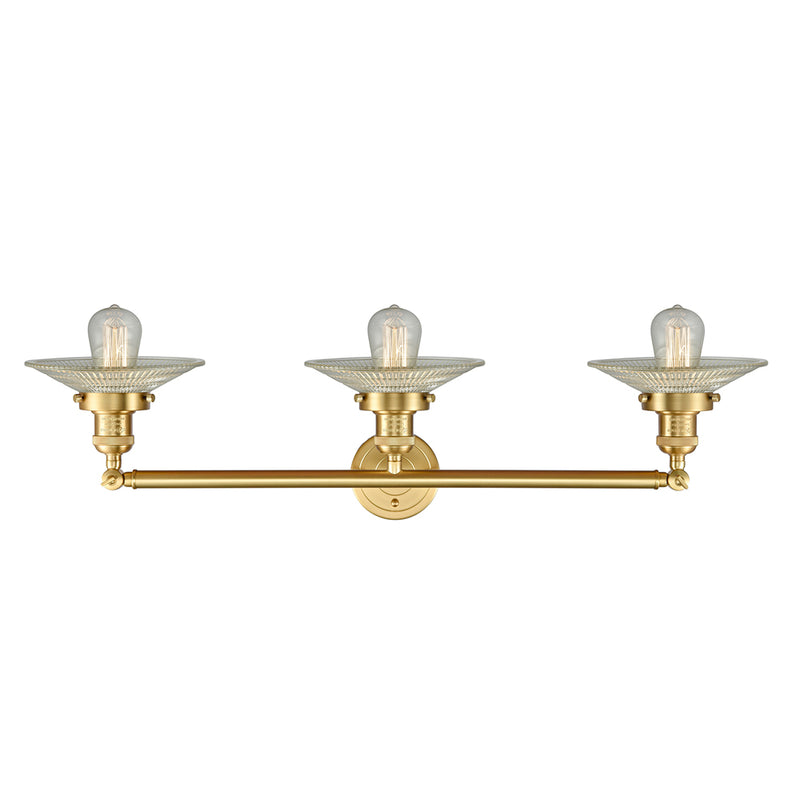 Innovations Lighting Halophane 3 Light Bath Vanity Light Part Of The Franklin Restoration Collection 205-SG-G2-LED
