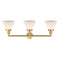 Innovations Lighting Large Cone 3 Light Bath Vanity Light Part Of The Franklin Restoration Collection 205-SG-G41-LED