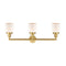Innovations Lighting Small Bell 3 Light Bath Vanity Light Part Of The Franklin Restoration Collection 205-SG-G51-LED