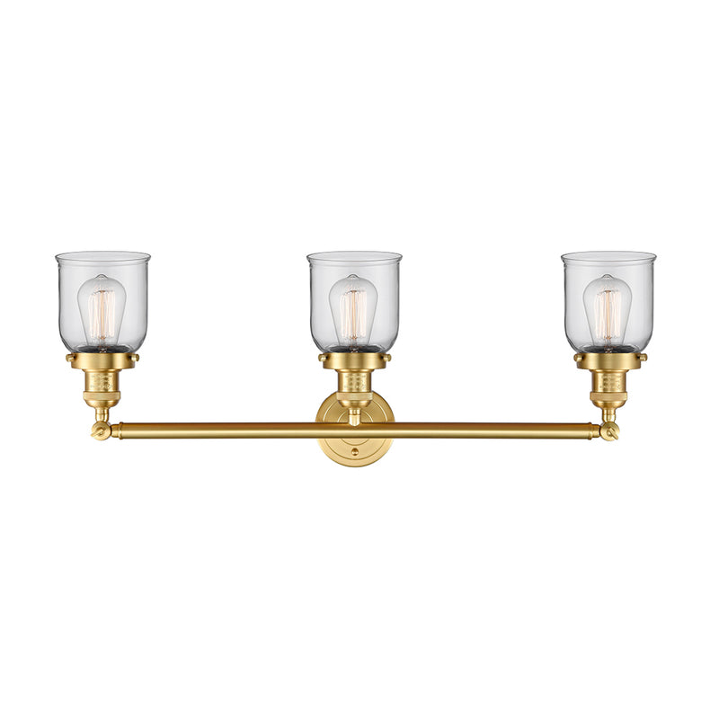 Innovations Lighting Small Bell 3 Light Bath Vanity Light Part Of The Franklin Restoration Collection 205-SG-G52