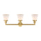 Innovations Lighting Small Cone 3 Light Bath Vanity Light Part Of The Franklin Restoration Collection 205-SG-G61