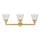 Innovations Lighting Small Cone 3 Light Bath Vanity Light Part Of The Franklin Restoration Collection 205-SG-G62