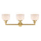 Innovations Lighting Large Bell 3 Light Bath Vanity Light Part Of The Franklin Restoration Collection 205-SG-G71