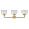 Innovations Lighting Large Bell 3 Light Bath Vanity Light Part Of The Franklin Restoration Collection 205-SG-G72