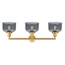 Innovations Lighting Large Bell 3 Light Bath Vanity Light Part Of The Franklin Restoration Collection 205-SG-G73