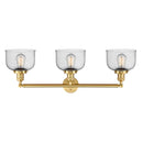 Innovations Lighting Large Bell 3 Light Bath Vanity Light Part Of The Franklin Restoration Collection 205-SG-G74