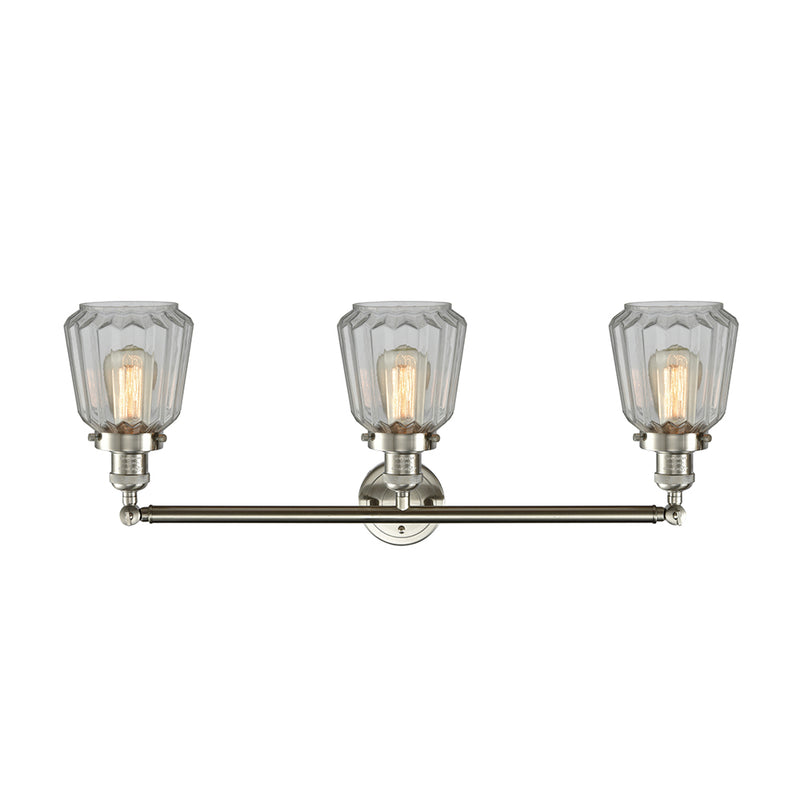 Innovations Lighting Chatham 3 Light Bath Vanity Light Part Of The Franklin Restoration Collection 205-SN-G142-LED