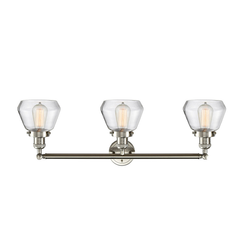 Innovations Lighting Fulton 3 Light Bath Vanity Light Part Of The Franklin Restoration Collection 205-SN-G172