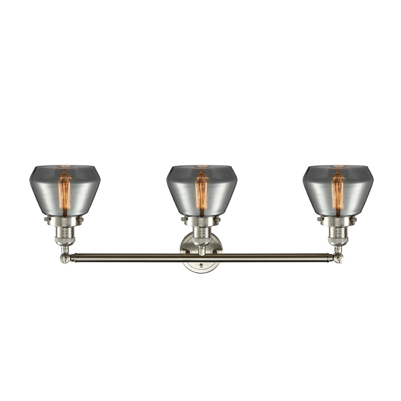 Innovations Lighting Fulton 3 Light Bath Vanity Light Part Of The Franklin Restoration Collection 205-SN-G173-LED