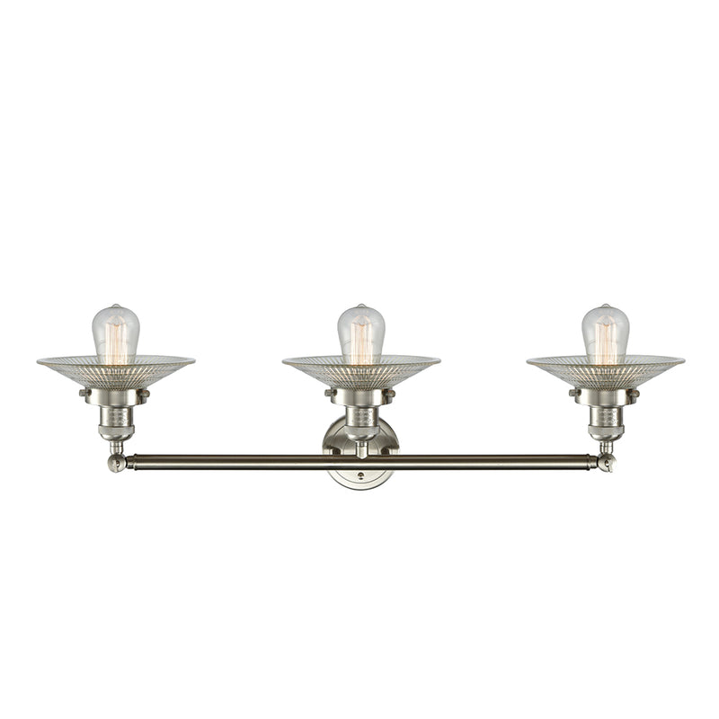 Innovations Lighting Halophane 3 Light Bath Vanity Light Part Of The Franklin Restoration Collection 205-SN-G2