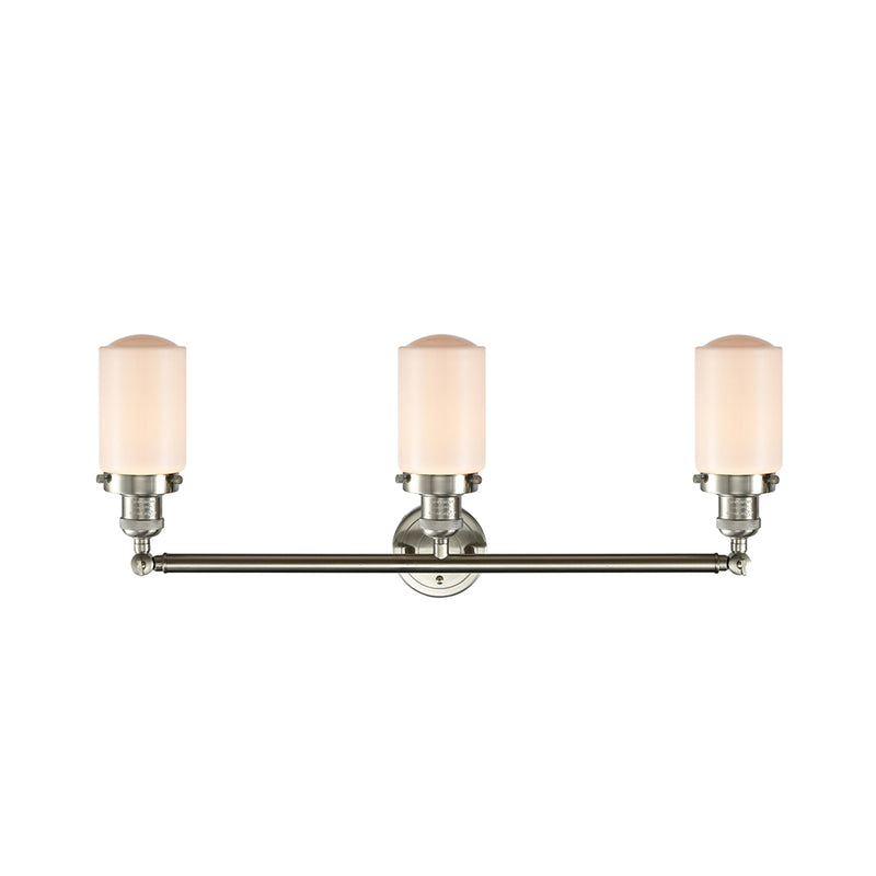 Innovations Lighting Dover 3 Light Bath Vanity Light Part Of The Franklin Restoration Collection 205-SN-G311