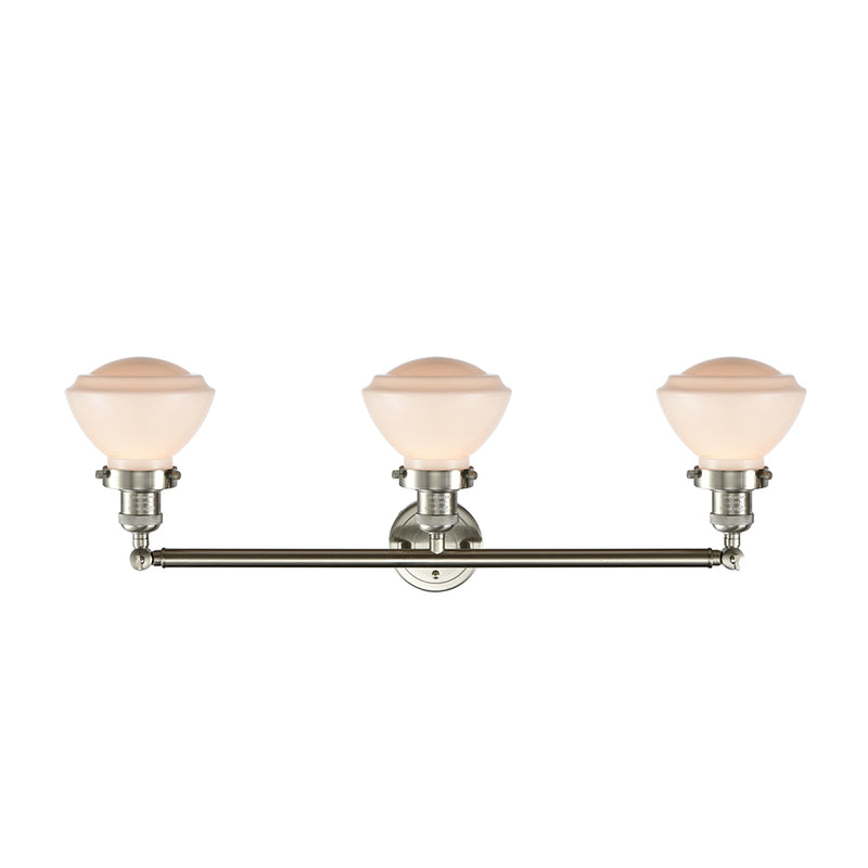 Innovations Lighting Olean 3 Light Bath Vanity Light Part Of The Franklin Restoration Collection 205-SN-G321