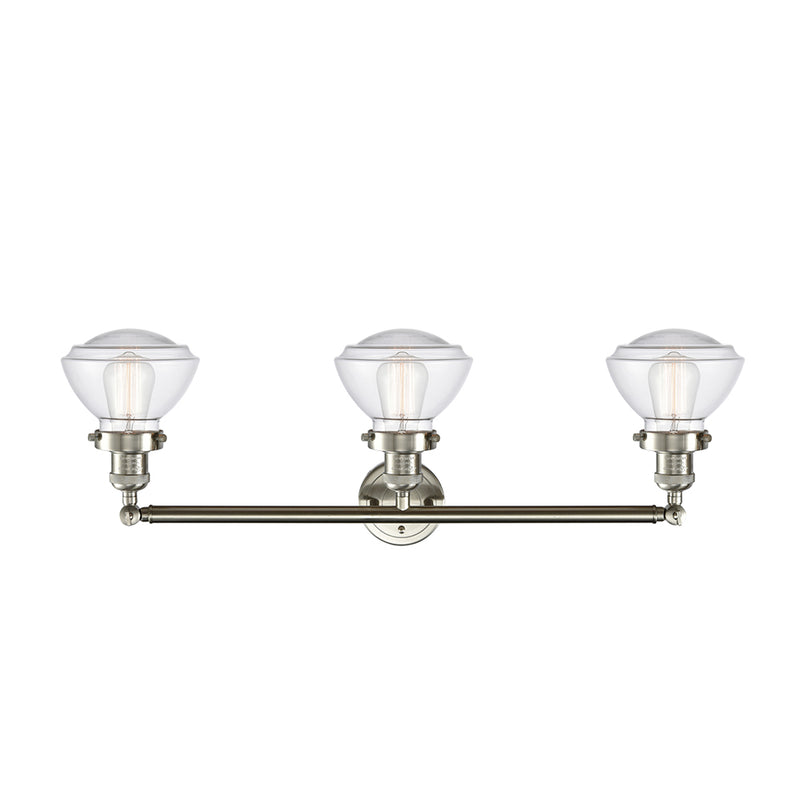Innovations Lighting Olean 3 Light Bath Vanity Light Part Of The Franklin Restoration Collection 205-SN-G322-LED