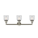 Innovations Lighting Small Bell 3 Light Bath Vanity Light Part Of The Franklin Restoration Collection 205-SN-G52