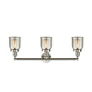 Innovations Lighting Small Bell 3 Light Bath Vanity Light Part Of The Franklin Restoration Collection 205-SN-G58-LED
