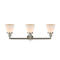 Innovations Lighting Small Cone 3 Light Bath Vanity Light Part Of The Franklin Restoration Collection 205-SN-G61-LED