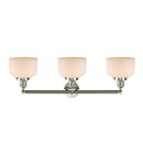 Innovations Lighting Large Bell 3 Light Bath Vanity Light Part Of The Franklin Restoration Collection 205-SN-G71