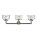 Innovations Lighting Large Bell 3 Light Bath Vanity Light Part Of The Franklin Restoration Collection 205-SN-G74-LED