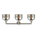 Innovations Lighting Large Bell 3 Light Bath Vanity Light Part Of The Franklin Restoration Collection 205-SN-G78