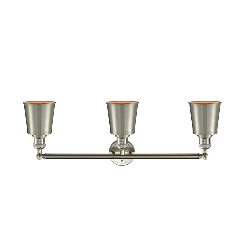 Innovations Lighting Addison 3 Light Bath Vanity Light Part Of The Franklin Restoration Collection 205-SN-M9-SN-LED