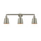 Addison Bath Vanity Light shown in the Brushed Satin Nickel finish with a Brushed Satin Nickel shade