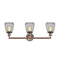 Innovations Lighting Chatham 3 Light Bath Vanity Light Part Of The Franklin Restoration Collection 205BP-ACBK-G142