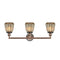Innovations Lighting Chatham 3 Light Bath Vanity Light Part Of The Franklin Restoration Collection 205BP-ACBK-G146