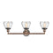 Innovations Lighting Fulton 3 Light Bath Vanity Light Part Of The Franklin Restoration Collection 205BP-ACBK-G172