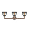 Innovations Lighting Fulton 3 Light Bath Vanity Light Part Of The Franklin Restoration Collection 205BP-ACBK-G173