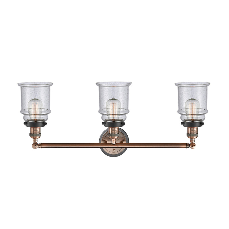 Innovations Lighting Canton 3 Light Bath Vanity Light Part Of The Franklin Restoration Collection 205BP-ACBK-G184