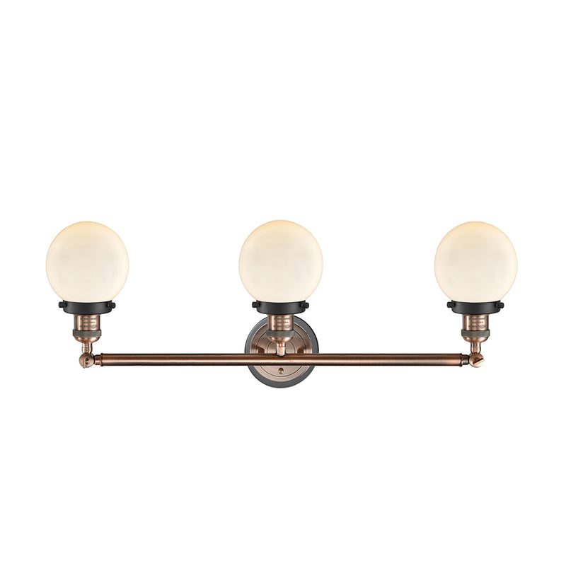 Innovations Lighting Beacon 3 Light 30" Bath Vanity Light 205BP-ACBK-G201-6