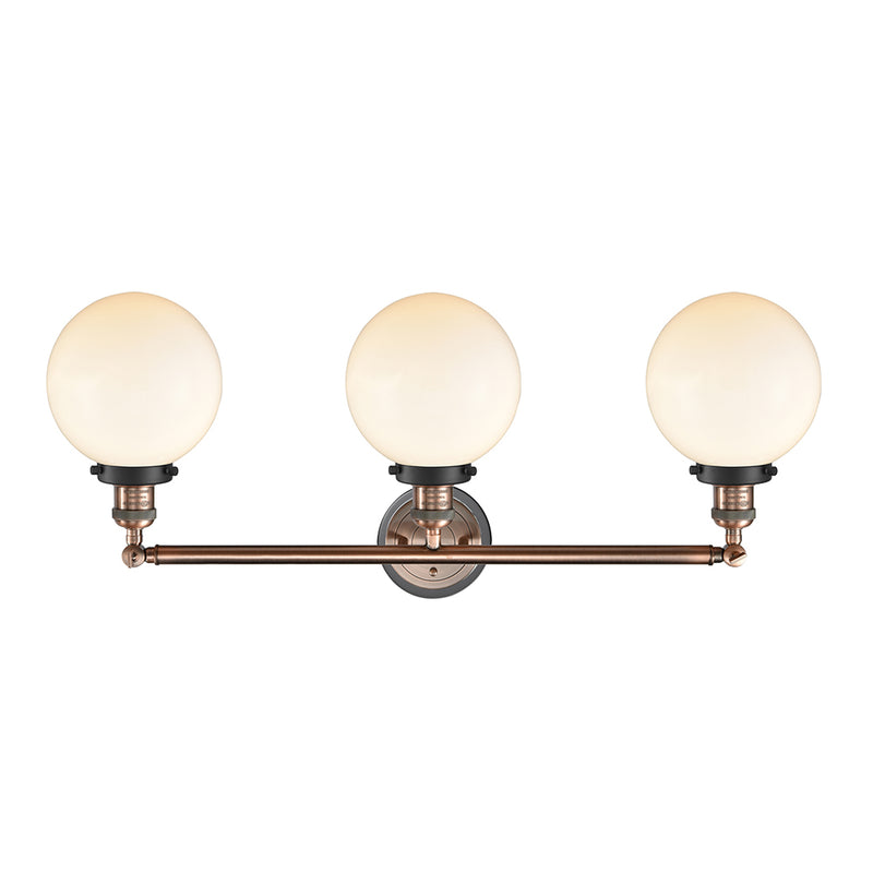 Innovations Lighting Beacon 3 Light 32" Bath Vanity Light 205BP-ACBK-G201-8