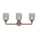 Innovations Lighting Stanton 3 Light Bath Vanity Light Part Of The Franklin Restoration Collection 205BP-ACBK-G262
