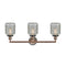 Innovations Lighting Stanton 3 Light Bath Vanity Light Part Of The Franklin Restoration Collection 205BP-ACBK-G262