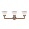 Innovations Lighting Large Cone 3 Light Bath Vanity Light Part Of The Franklin Restoration Collection 205BP-ACBK-G41