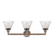 Innovations Lighting Large Cone 3 Light Bath Vanity Light Part Of The Franklin Restoration Collection 205BP-ACBK-G42