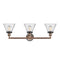 Innovations Lighting Large Cone 3 Light Bath Vanity Light Part Of The Franklin Restoration Collection 205BP-ACBK-G44