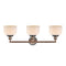 Innovations Lighting Large Bell 3 Light Bath Vanity Light Part Of The Franklin Restoration Collection 205BP-ACBK-G71