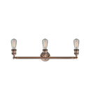 Innovations Lighting Bare Bulb 3 Light Bath Vanity Light Part Of The Franklin Restoration Collection 205-AC-LED