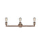 Innovations Lighting Bare Bulb 3 Light Bath Vanity Light Part Of The Franklin Restoration Collection 205-AC-LED