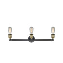Innovations Lighting Bare Bulb 3 Light Bath Vanity Light Part Of The Franklin Restoration Collection 205-BAB