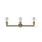 Innovations Lighting Bare Bulb 3 Light Bath Vanity Light Part Of The Franklin Restoration Collection 205-BB-LED
