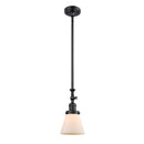 Cone Mini Pendant shown in the Matte Black finish with a Matte White shade