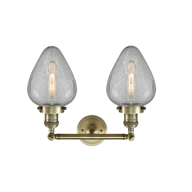 Innovations Lighting Geneseo 2 Light Bath Vanity Light Part Of The Franklin Restoration Collection 208-AB-G165-LED