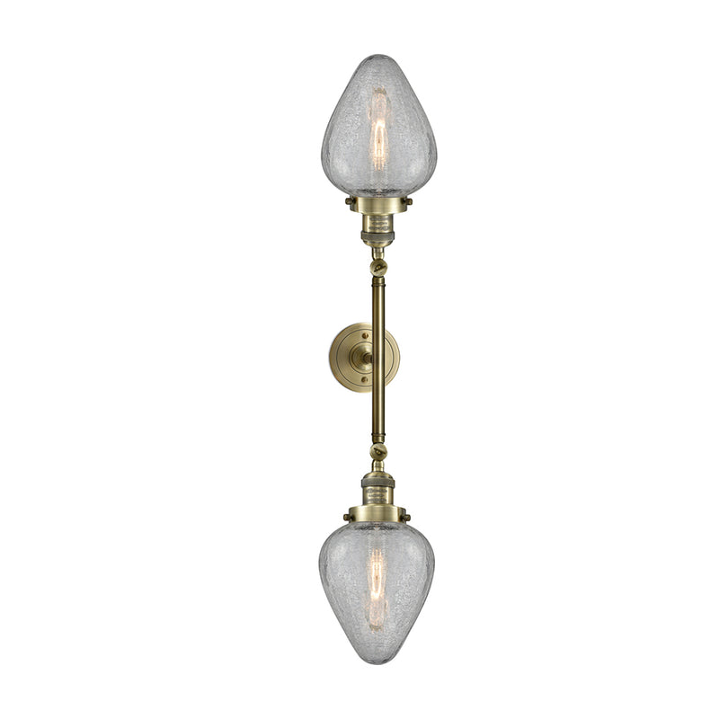 Innovations Lighting Geneseo 2 Light Bath Vanity Light Part Of The Franklin Restoration Collection 208-AB-G165-LED