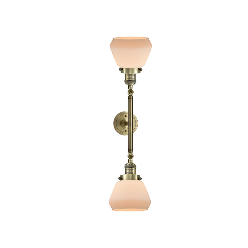 Innovations Lighting Fulton 2 Light Bath Vanity Light Part Of The Franklin Restoration Collection 208-AB-G171-LED