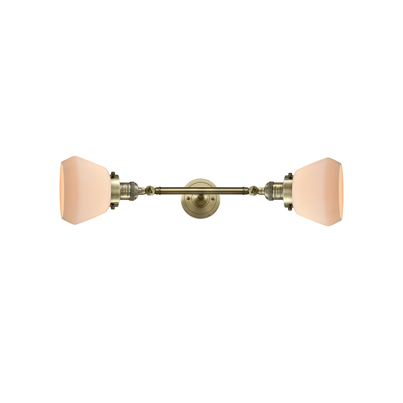Innovations Lighting Fulton 2 Light Bath Vanity Light Part Of The Franklin Restoration Collection 208-AB-G171-LED